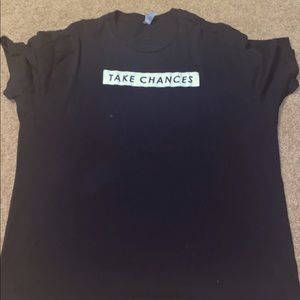 3xl Take Chances tshirt
